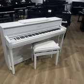 Yamaha CLP775 Digital Piano in Satin White With Matching Stool; Serial No: BCCK01001 | Second Hand