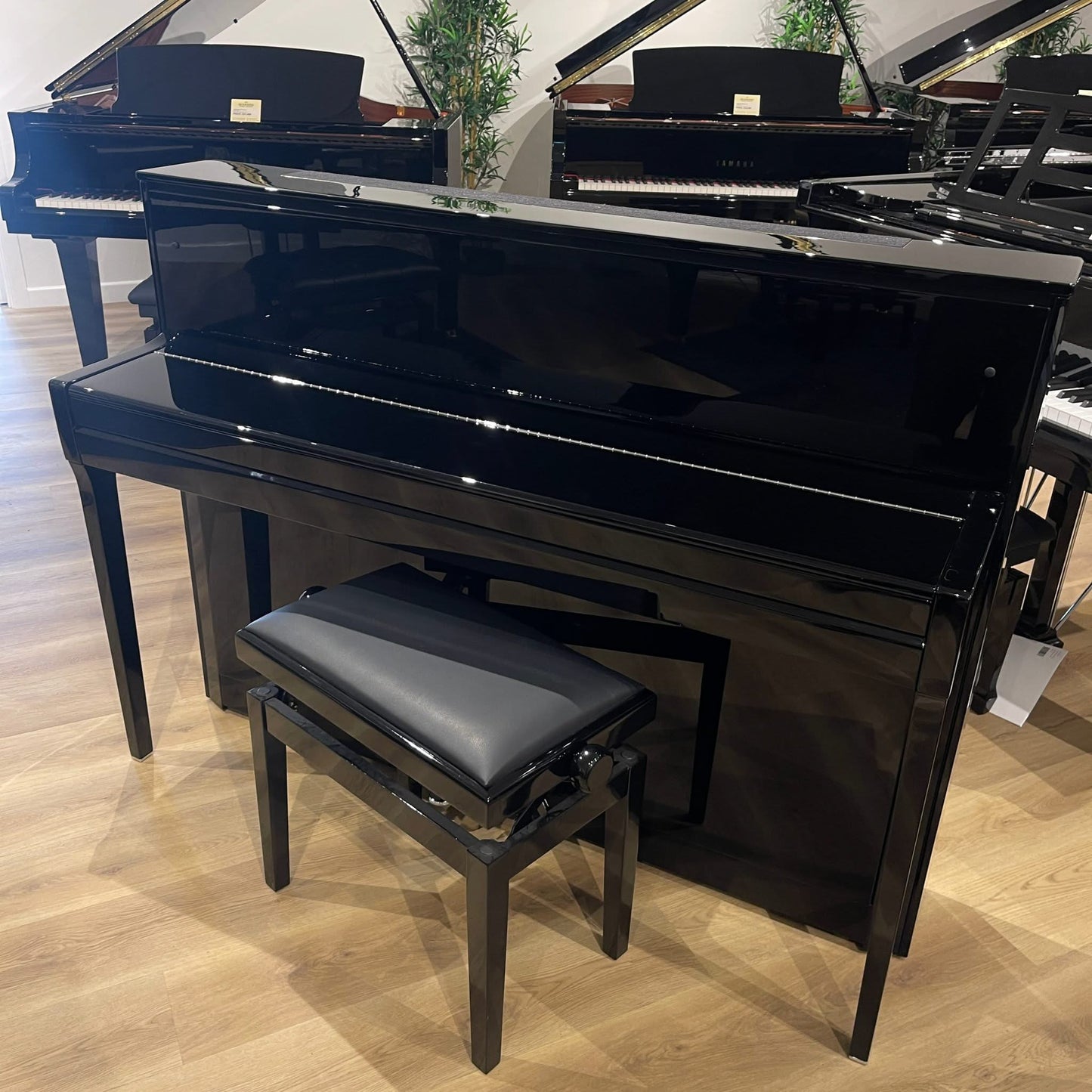 Kawai NV5s Hybrid Digital Piano in Polished Ebony With Matching Stool: Serial No: G834465 | Second Hand