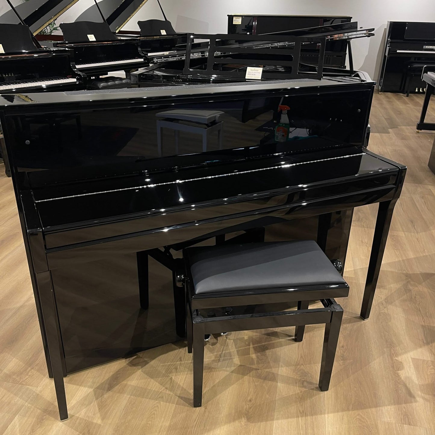 Kawai NV5s Hybrid Digital Piano in Polished Ebony With Matching Stool: Serial No: G834465 | Second Hand