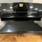 Second Hand Yamaha CLP370 Digital Piano; Polished Ebony with Matching Piano Stool: Serial No: BCQZ01037