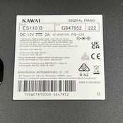 Kawai ES110B Digital Piano; Serial No: G647952 | Second Hand