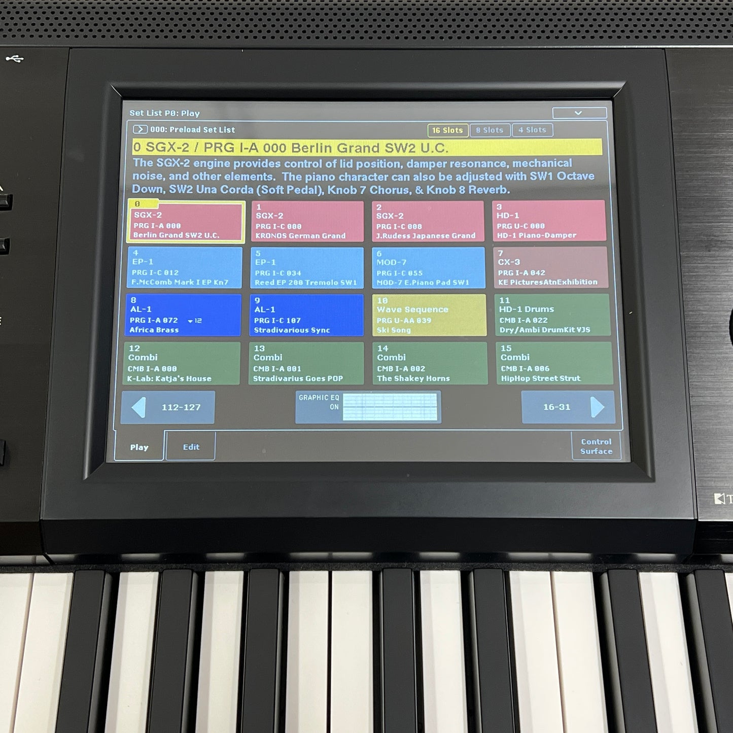 Korg Kronos 2 88 Music Workstation; Serial No: 212091 | Second Hand
