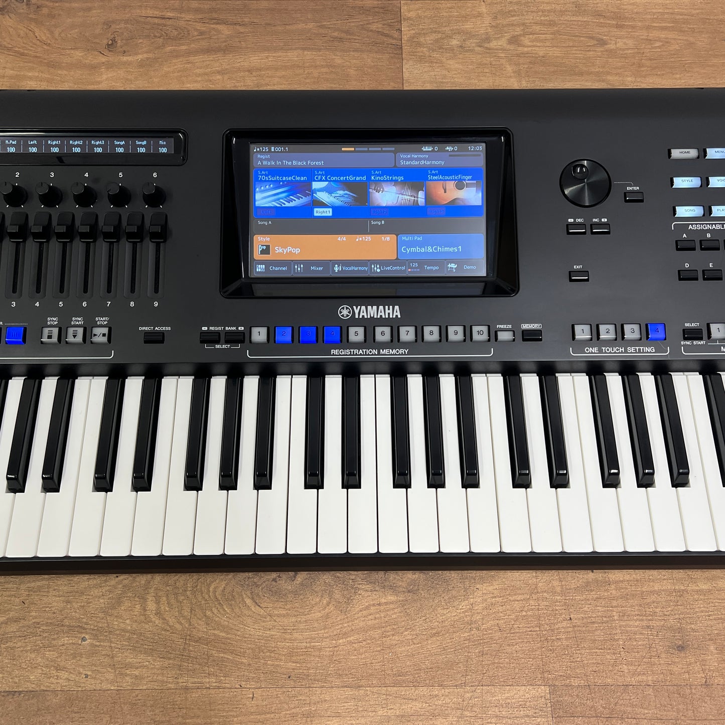 Yamaha Genos 1 Arranger Workstation Keyboard; Serial No: BEBM01035 | Second Hand