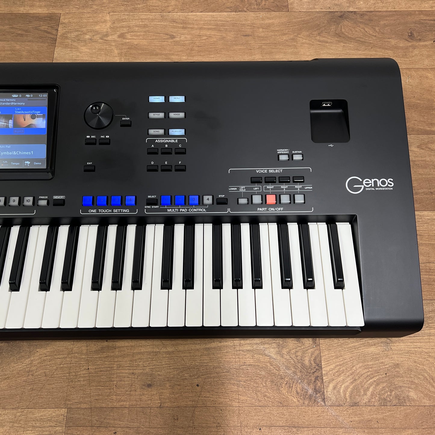 Yamaha Genos 1 Arranger Workstation Keyboard; Serial No: BEBM01035 | Second Hand
