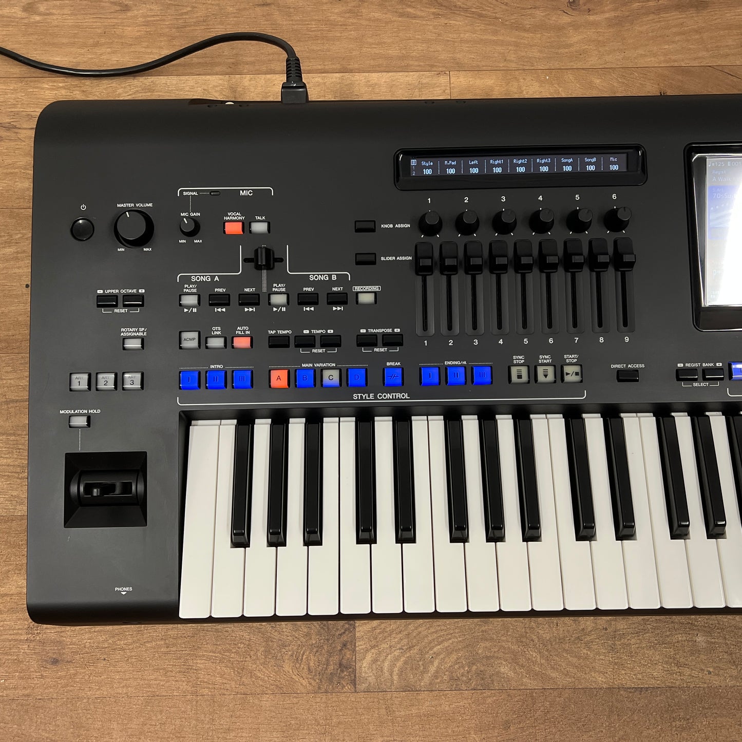 Yamaha Genos 1 Arranger Workstation: Serial No: BEYX01012 | Second Hand