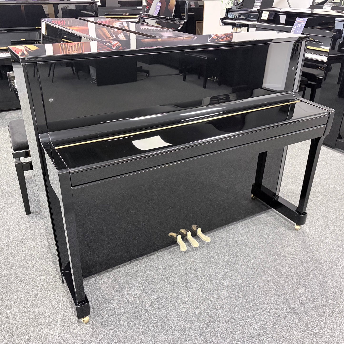 Kawai K200 Upright Piano in Polished Ebony: Serial No: F172486 | Second Hand