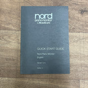 Nord Piano Monitors V2 with Brackets; Serial No: 230800039 | Second Hand