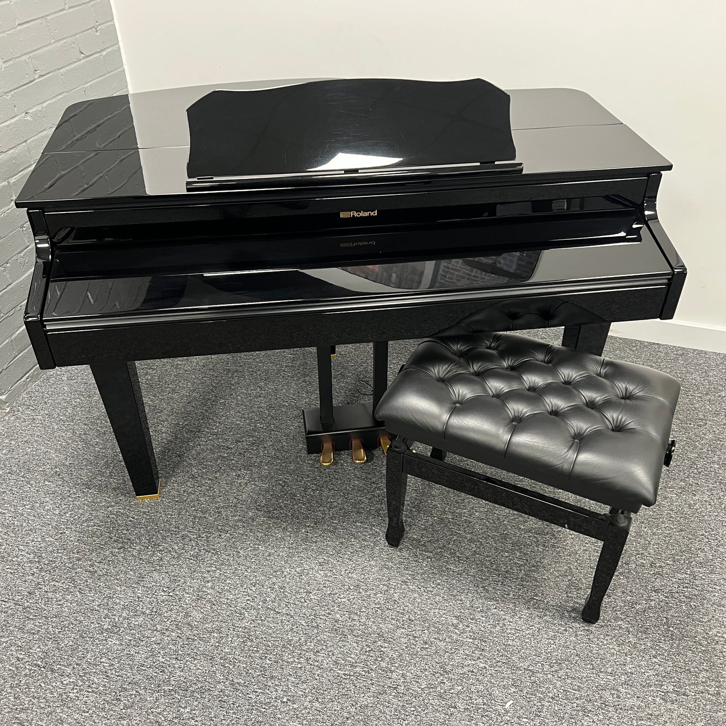 Roland GP607PE Digital Grand Piano With Matching Stool; Ser No:Z5M4959 | Second Hand