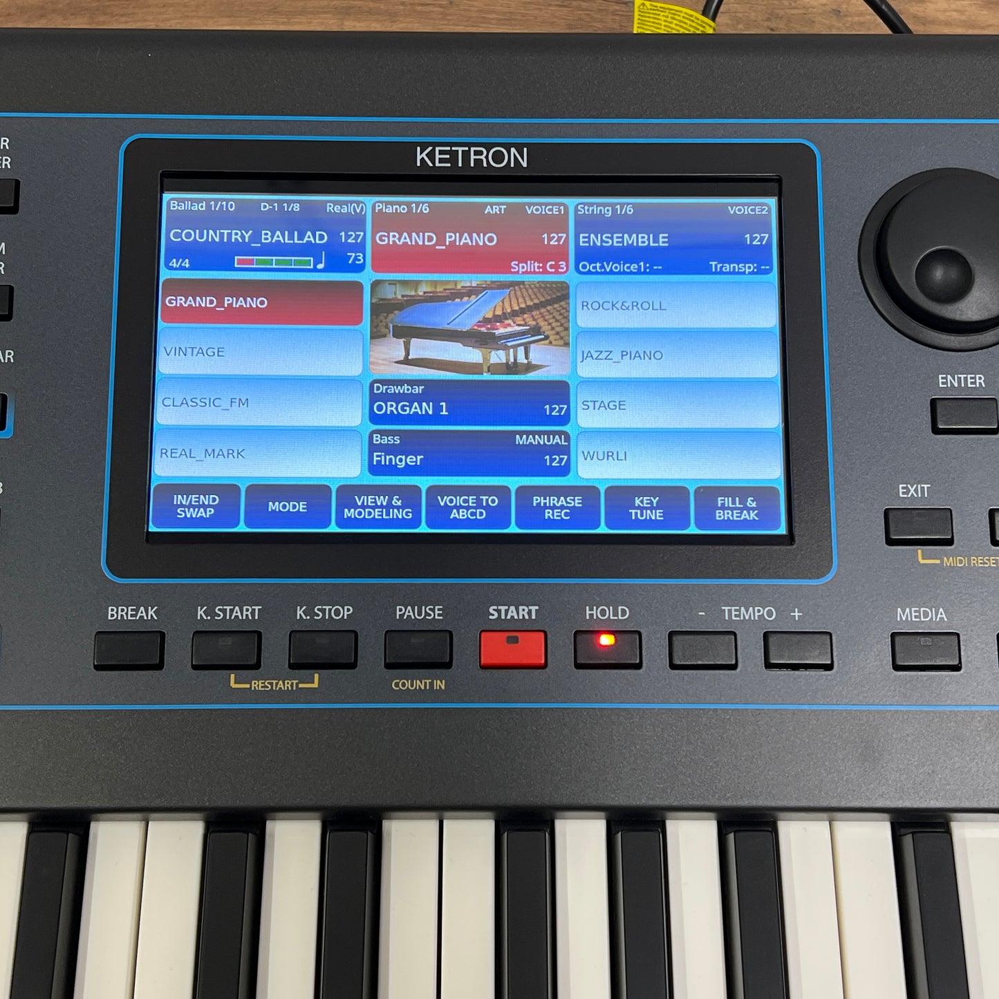 Ketron EVENT 76 Keyboard; Serial No: I1AA11147A | Second Hand