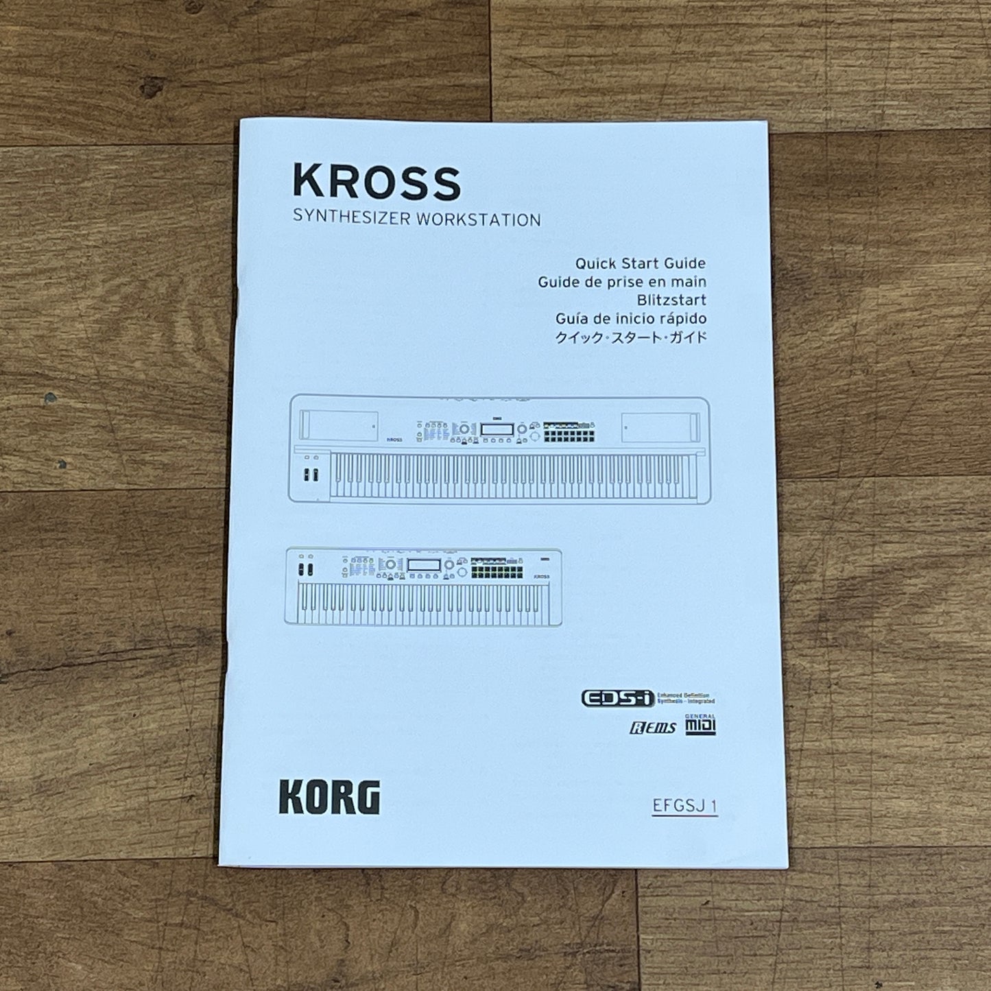 Korg Kross 2 88 Key Synthesizer Workstation, Matt Black; Serial No: 9065 | B Stock