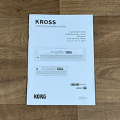 Korg Kross 2 88 Key Synthesizer Workstation, Matt Black; Serial No: 9065 | B Stock