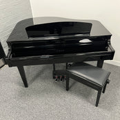 Yamaha CLP665GP PE Digital Piano With Matching Stool; Serial No: BCYM01018 | Second Hand