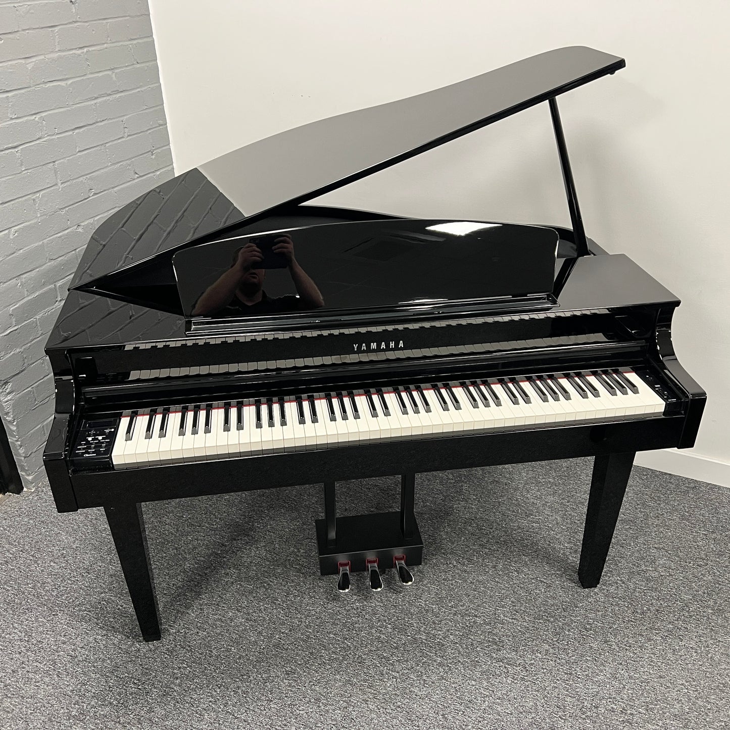 Yamaha CLP665GP PE Digital Piano With Matching Stool; Serial No: BCYM01018 | Second Hand