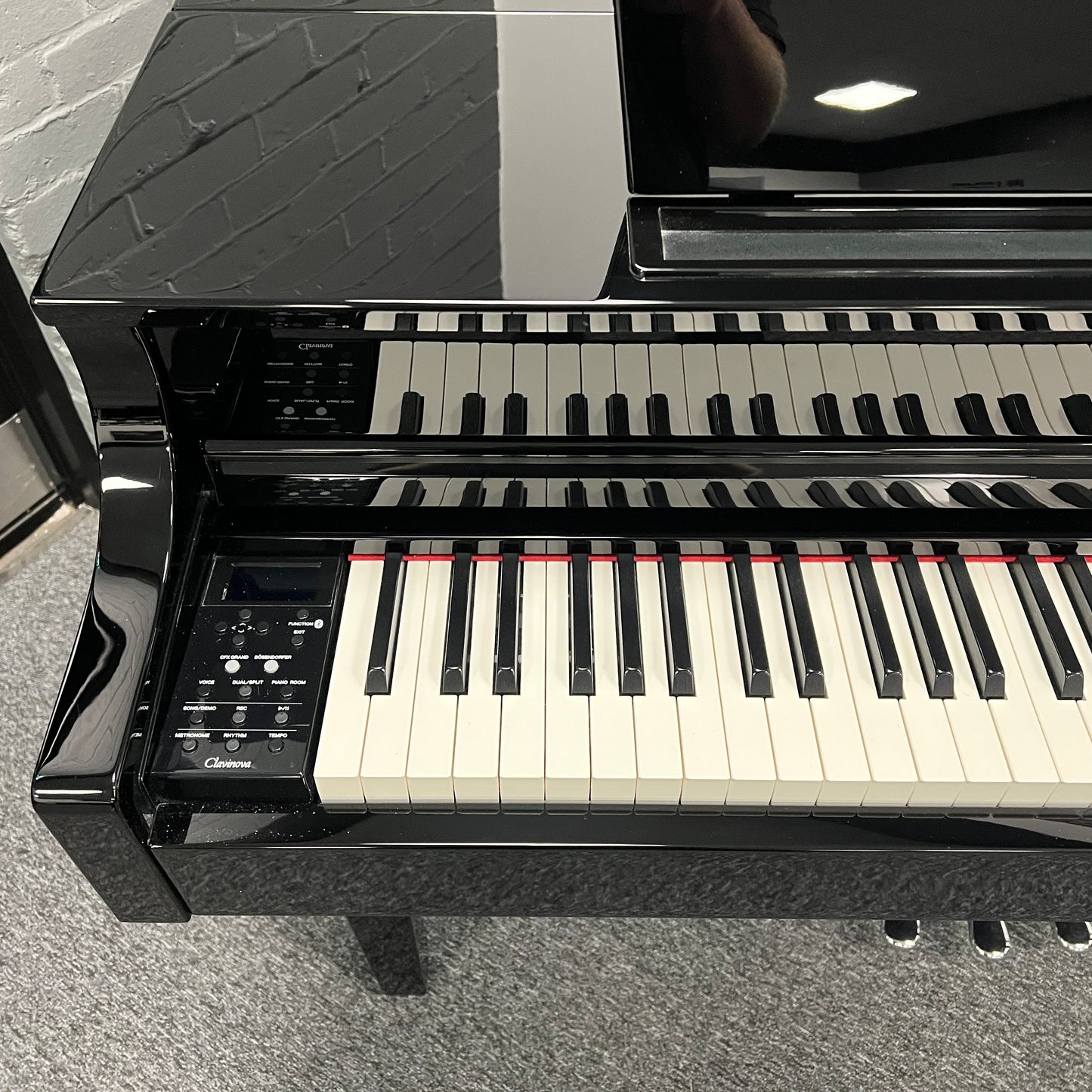 Yamaha CLP665GP PE Digital Piano With Matching Stool; Serial No: BCYM01018 | Second Hand