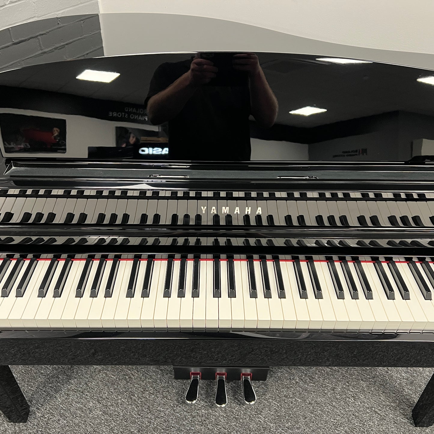 Yamaha CLP665GP PE Digital Piano With Matching Stool; Serial No: BCYM01018 | Second Hand