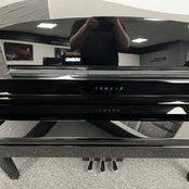 Yamaha CLP665GP PE Digital Piano With Matching Stool; Serial No: BCYM01018 | Second Hand