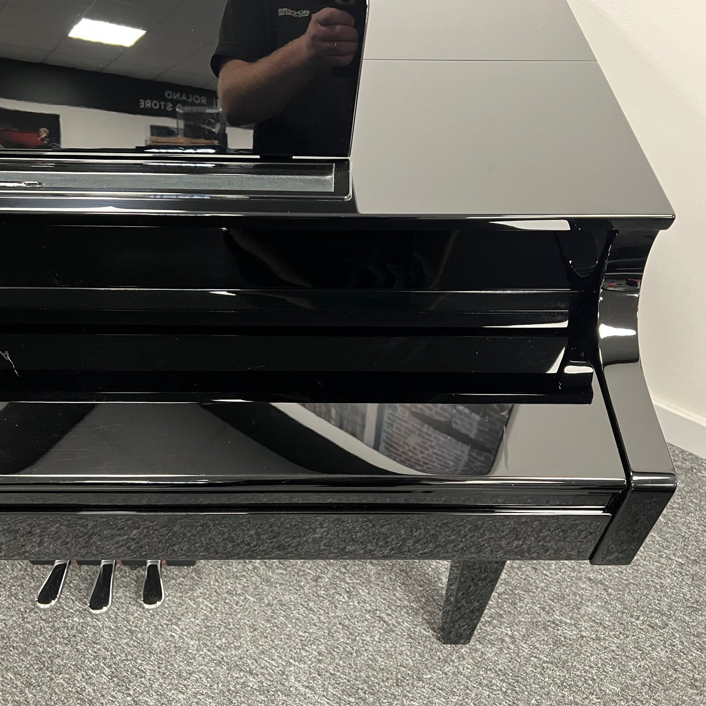 Yamaha CLP665GP PE Digital Piano With Matching Stool; Serial No: BCYM01018 | Second Hand