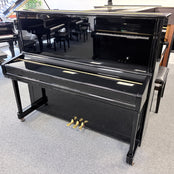 Samick JS131 Upright Piano in Polished Ebony: Serial No: IJQEU0883 | Second Hand