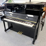 Samick JS131 Upright Piano in Polished Ebony: Serial No: IJQEU0883 | Second Hand