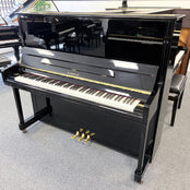 Samick JS131 Upright Piano in Polished Ebony: Serial No: IJQEU0883 | Second Hand