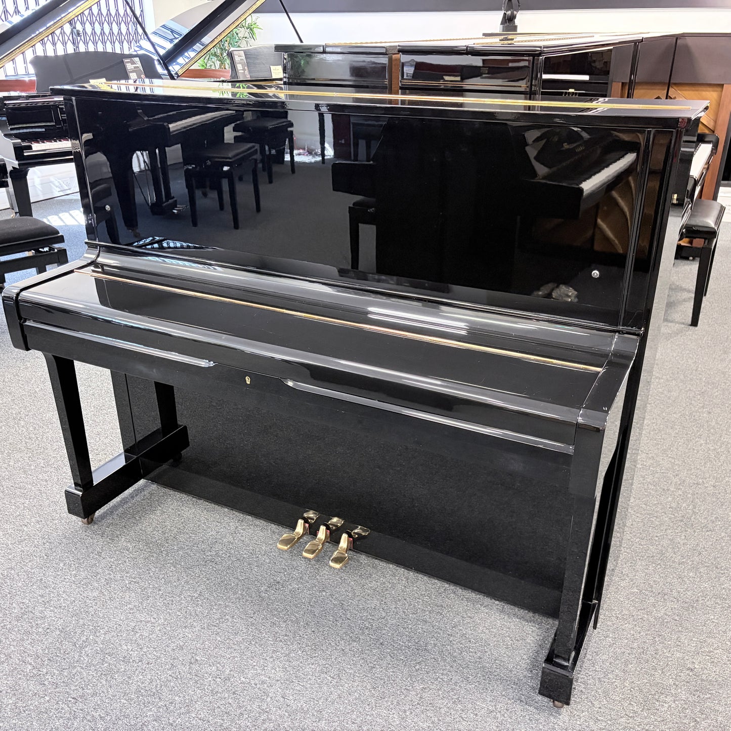 Yamaha U1 Upright Piano in Polished Ebony: Serial No: H2340112 | Second Hand