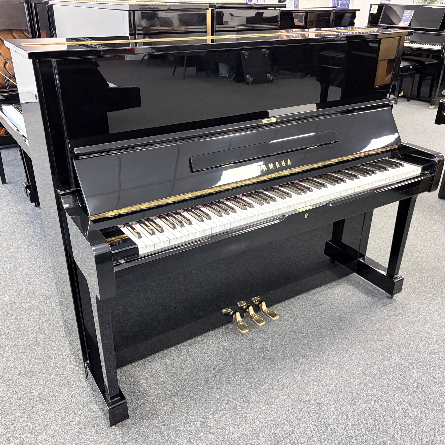 Yamaha U1 Upright Piano in Polished Ebony: Serial No: H2340112 | Second Hand