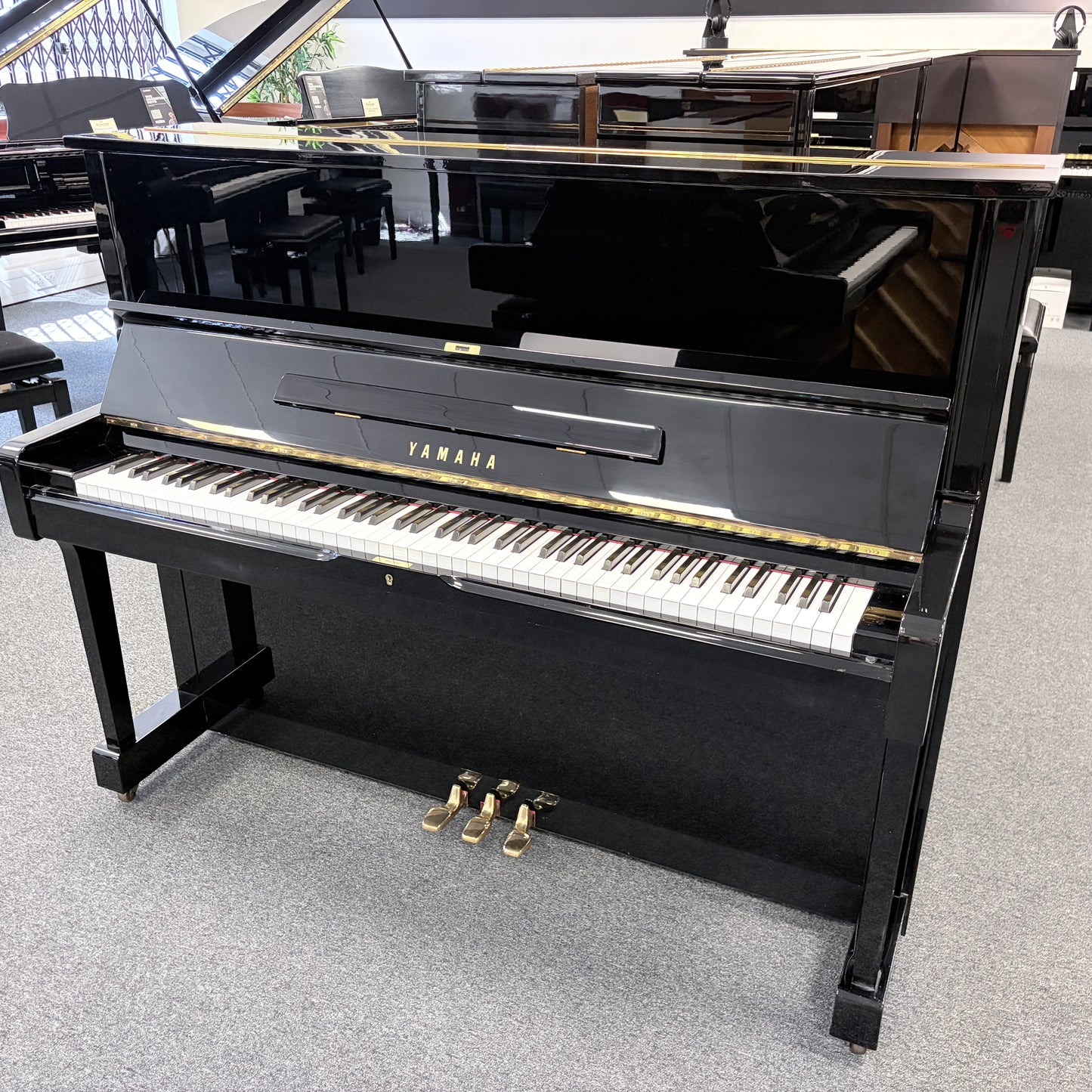 Yamaha U1 Upright Piano in Polished Ebony: Serial No: H2340112 | Second Hand