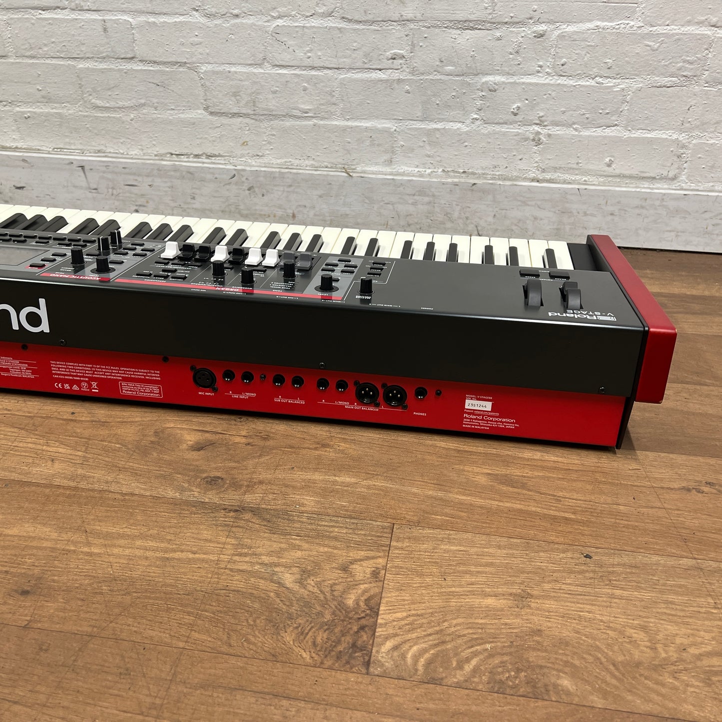 Roland V Stage 88 Keyboard; Serial No: Z3S1244 | Second Hand