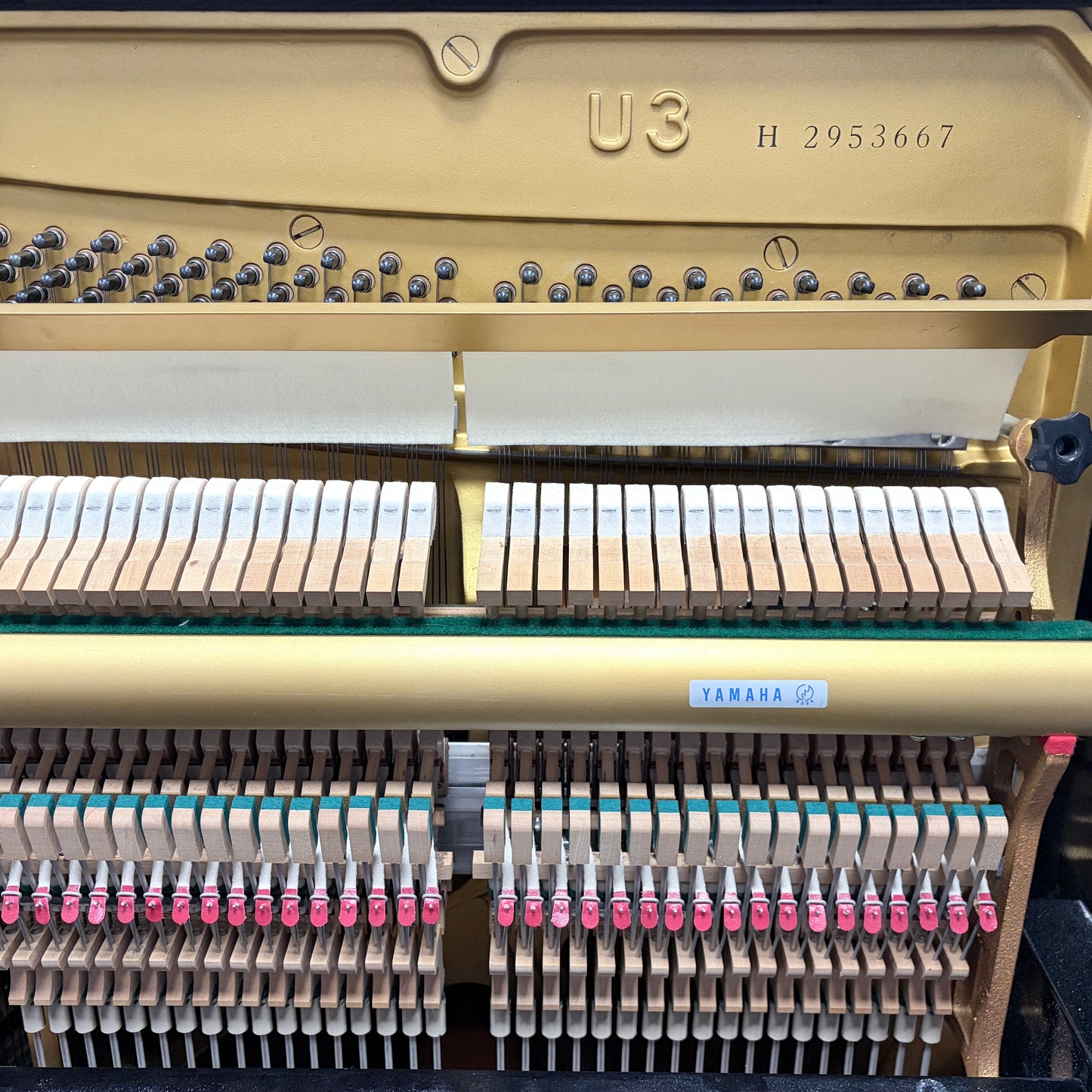 Yamaha U3 Upright Piano in Polished Ebony: Serial No: 2953667 | EU RECONDITIONED 2026