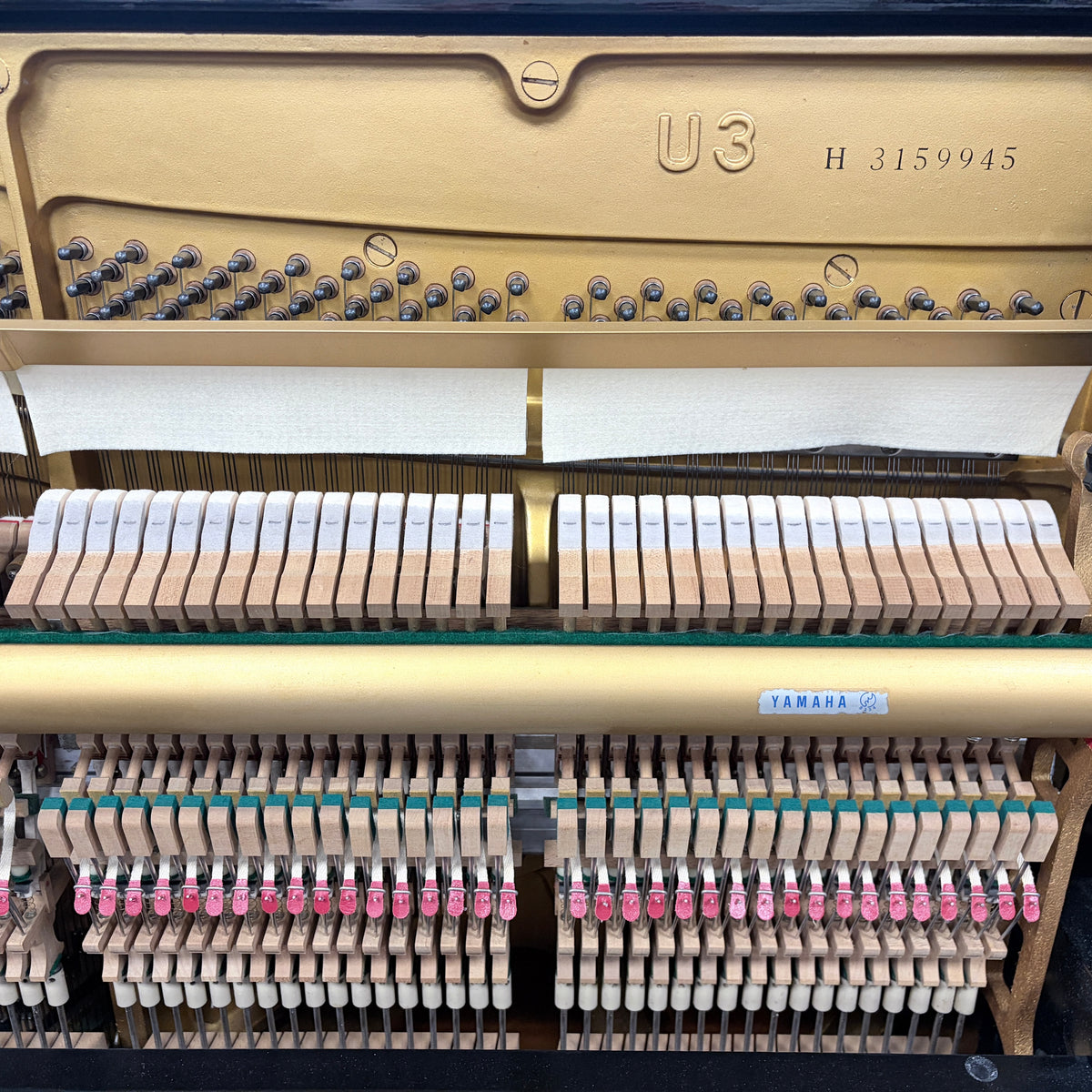 Yamaha U3 Upright Piano in Polished Ebony: Serial No: 3159945 | EU RECONDITIONED 2026