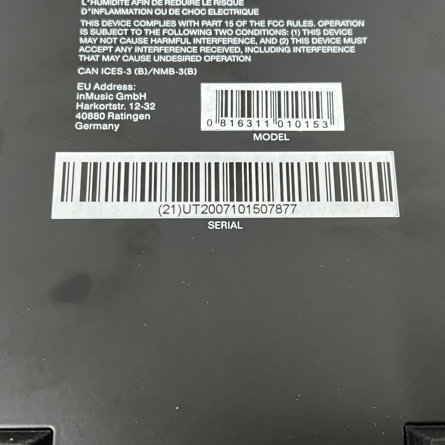 Alto ZMX52 5-Channel Mixer : Serial No: UT2007101507877 | Second Hand