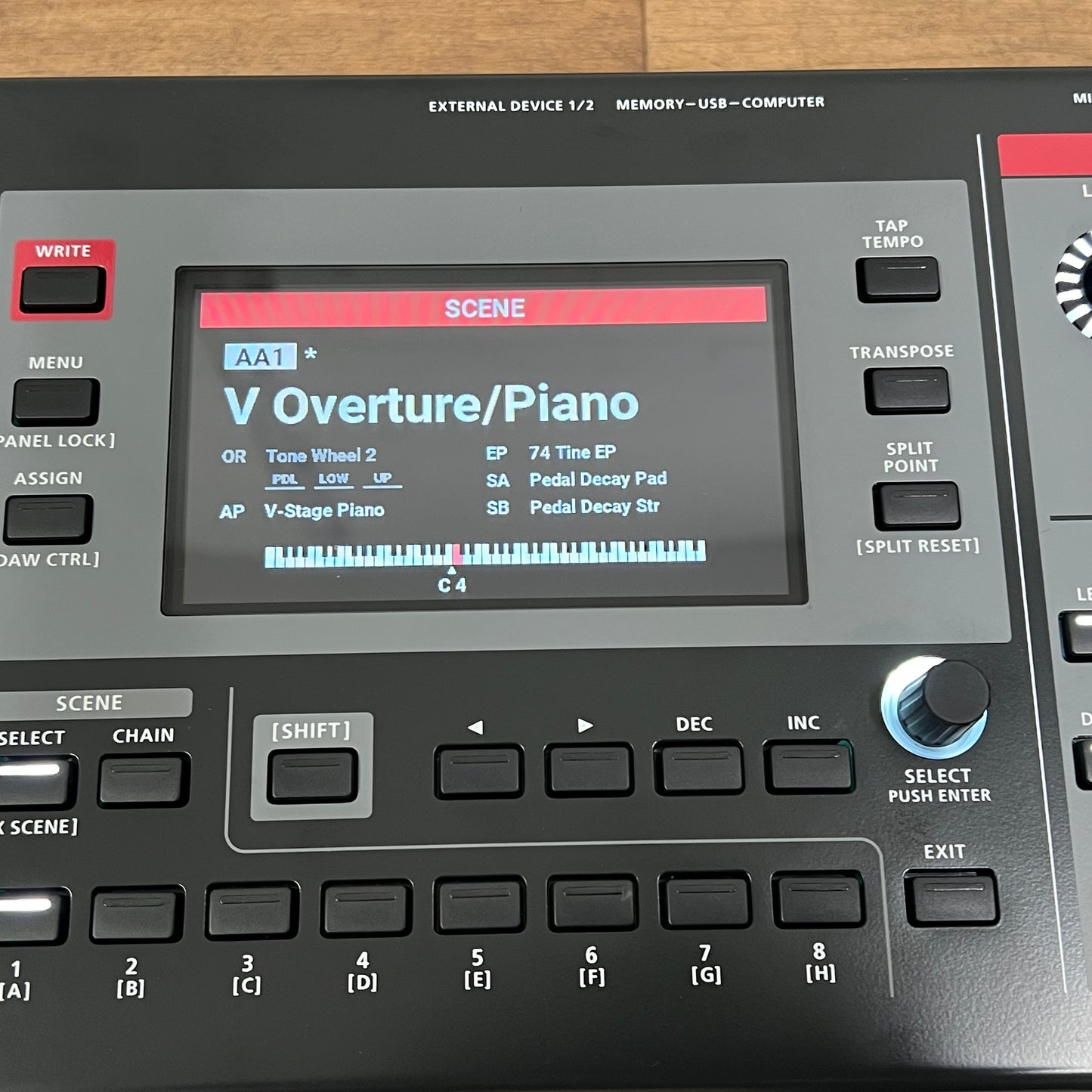 Roland V Stage 76 Keyboard; Serial No: Z5S0968 | Second Hand
