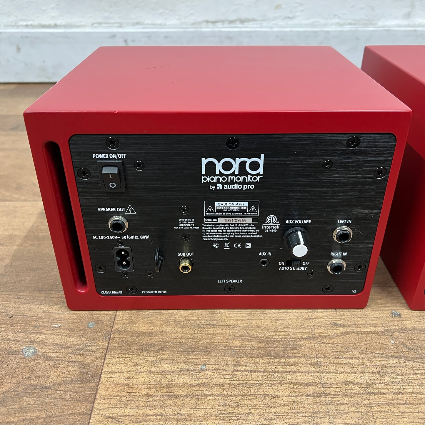 Nord Piano Monitor Speakers: Serial No: 195100515 | Second Hand
