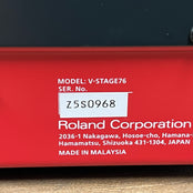 Roland V Stage 76 Keyboard; Serial No: Z5S0968 | Second Hand