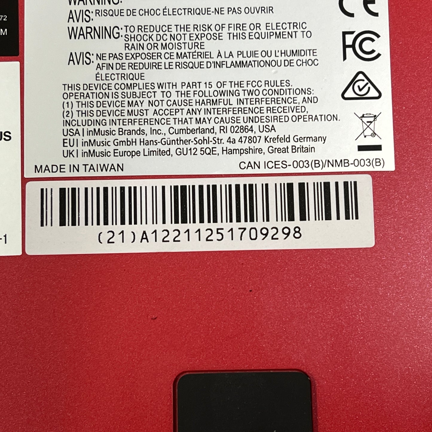 Akai MPC Key 61 keyboard; Serial No: A12211251709298 | Second Hand