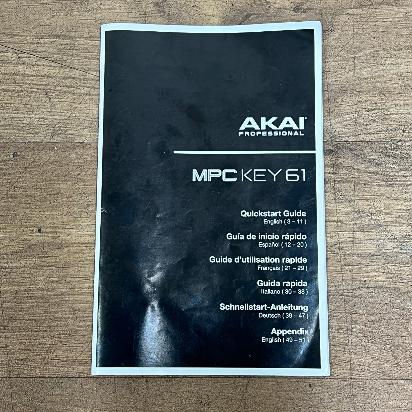 Akai MPC Key 61 keyboard; Serial No: A12211251709298 | Second Hand