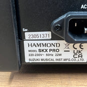 Hammond SKX Pro 61-Key Dual Manual Keyboard; Serial No: 23051371 | Second Hand