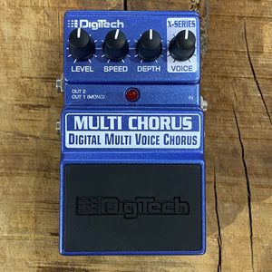Second Hand Digitech Multi Chorus Guitar Effects Pedal Boxed
