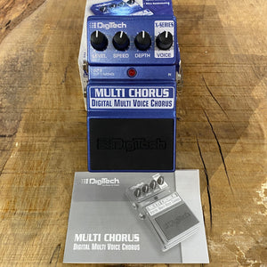Second Hand Digitech Multi Chorus Guitar Effects Pedal Boxed