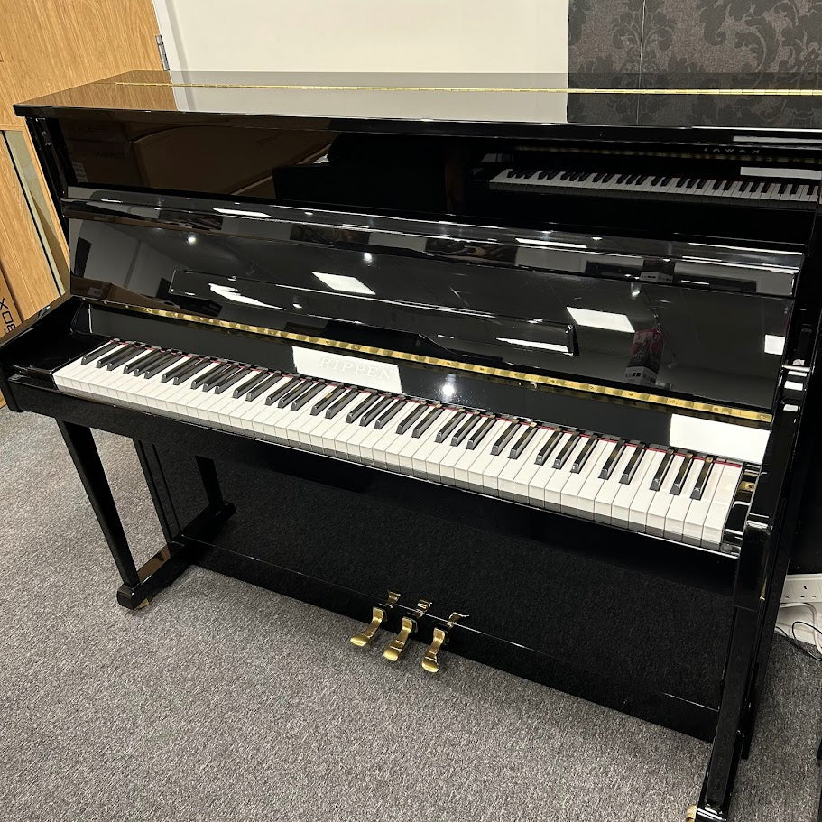 Rippen Model 120 Upright Piano; Polished Ebony: Serial No: 210898 | Second Hand