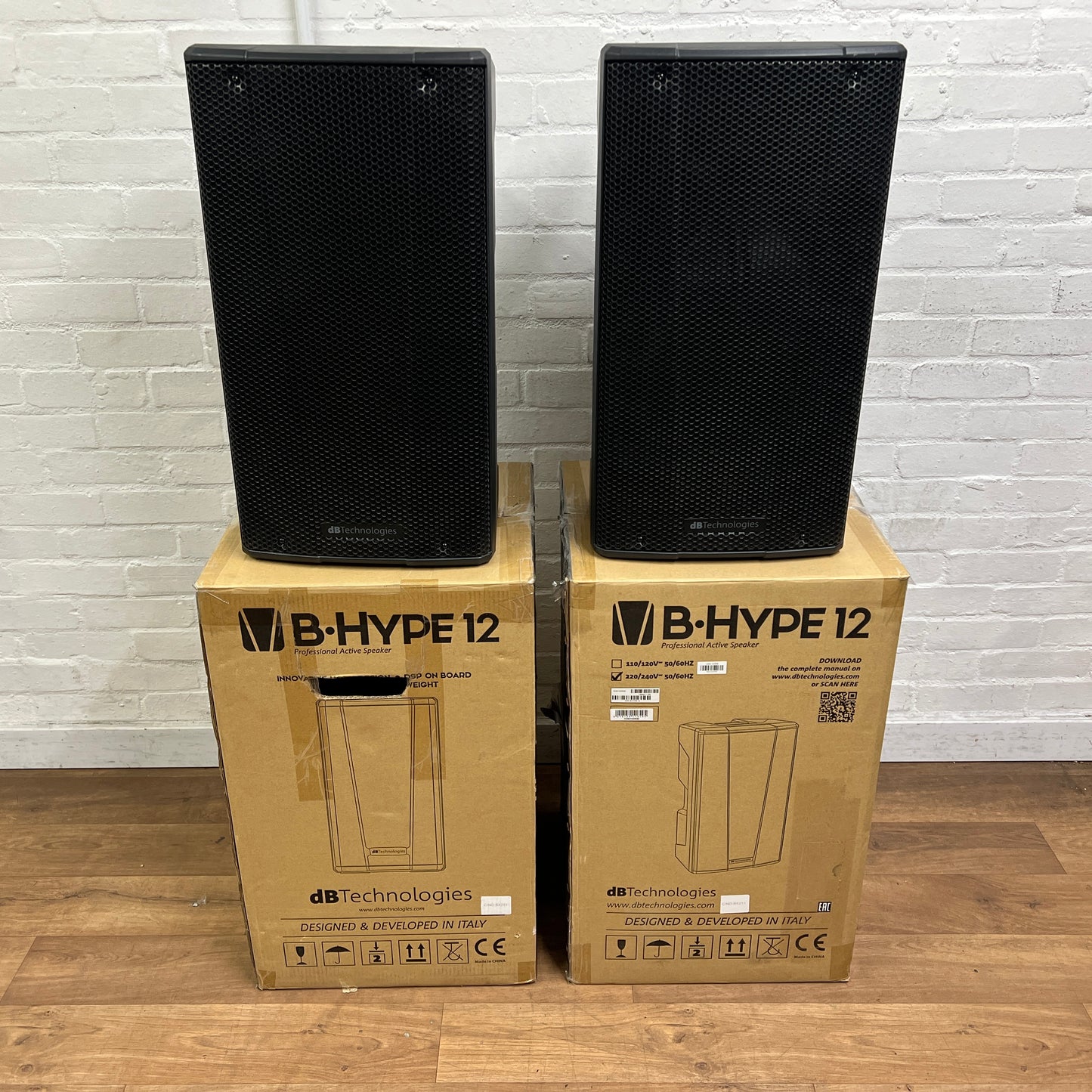 DB Technologies B-Hype BH12 12" Active PA Speakers - PAIR | Second Hand
