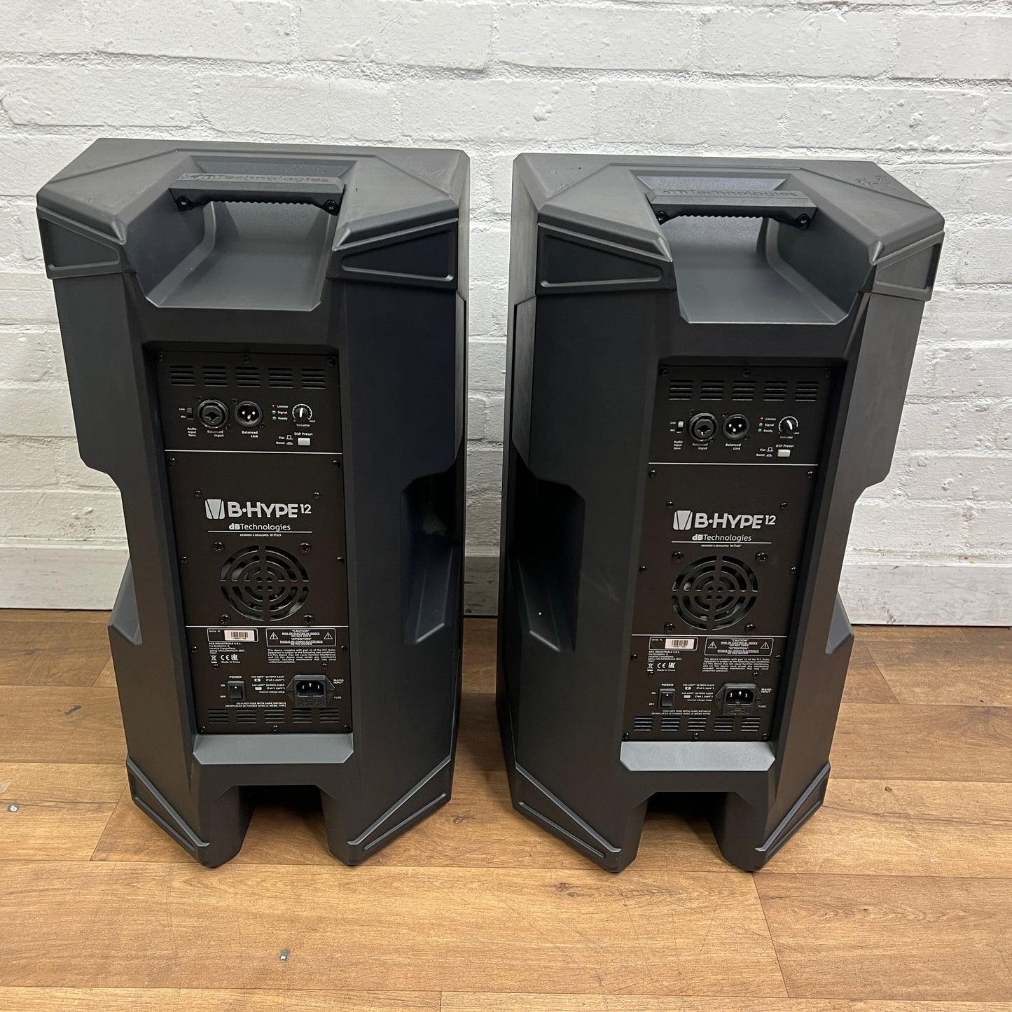 DB Technologies B-Hype BH12 12" Active PA Speakers - PAIR | Second Hand
