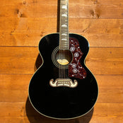 Epiphone EJ-200 Acoustic Guitar; Black: Serial No: 0910232229 | Second Hand