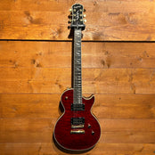 Epiphone Les Paul Custom Plus Prophecy GX ; Red Quilted Maple: Serial No: UC07090986 | Second Hand