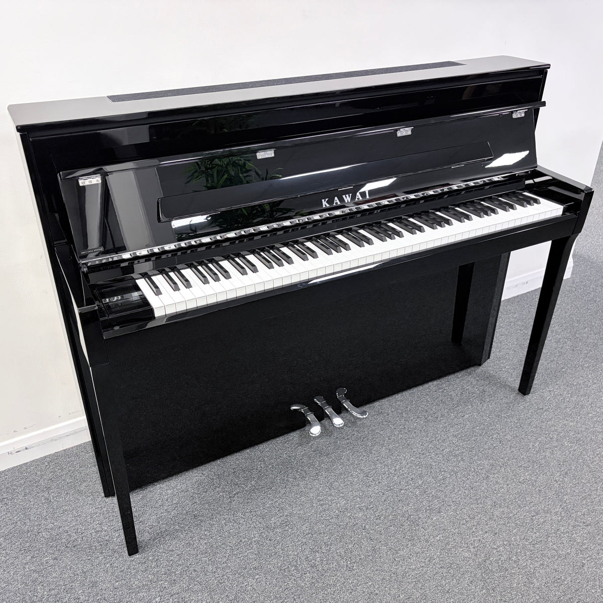 Kawai NV5s Hybrid Digital Piano in Polished Ebony With Matching Stool: Serial No: G834465 | Second Hand