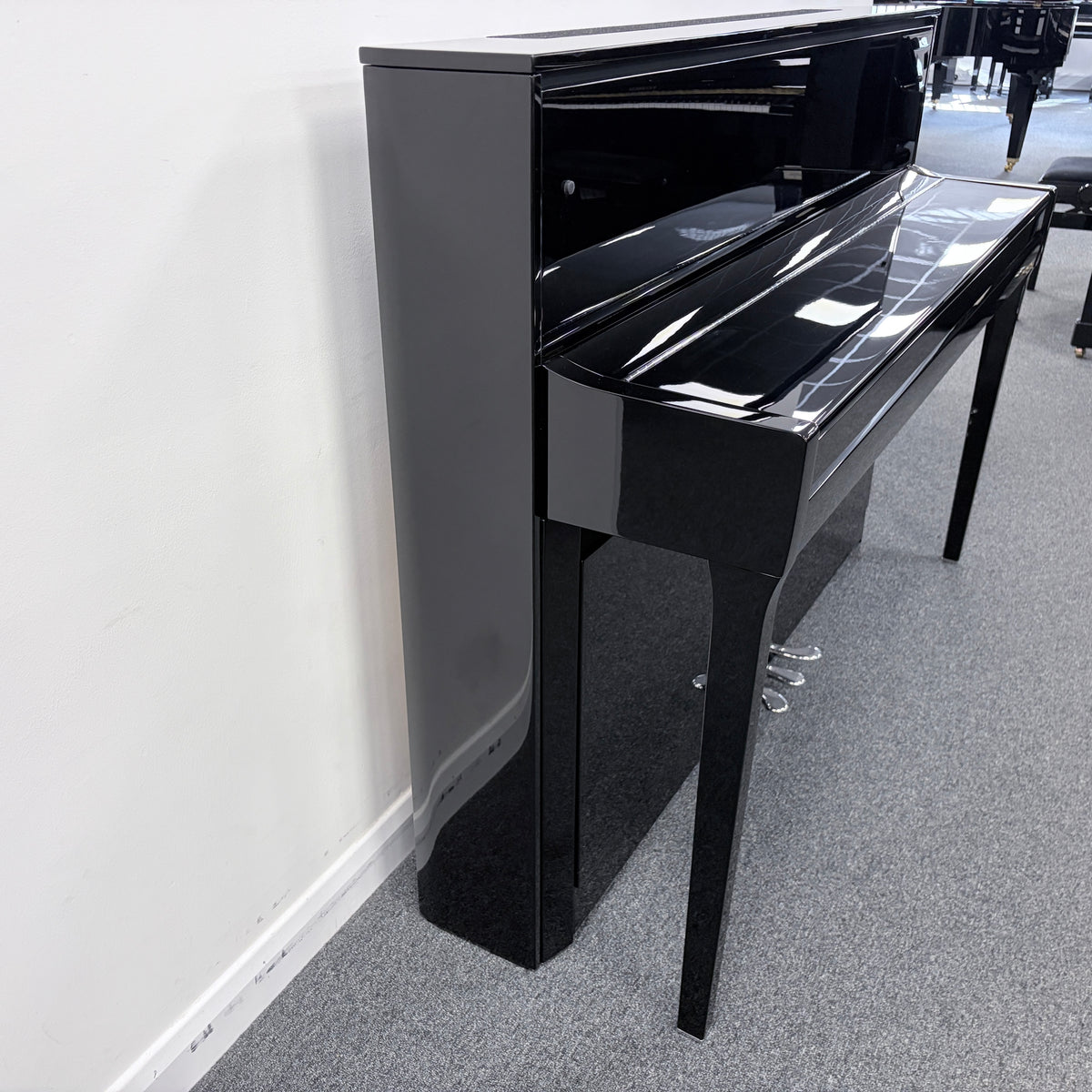Kawai NV5s Hybrid Digital Piano in Polished Ebony With Matching Stool: Serial No: G834465 | Second Hand