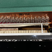Weber W114 Upright Piano in Polished Black: Serial No: T0015659 | Second Hand