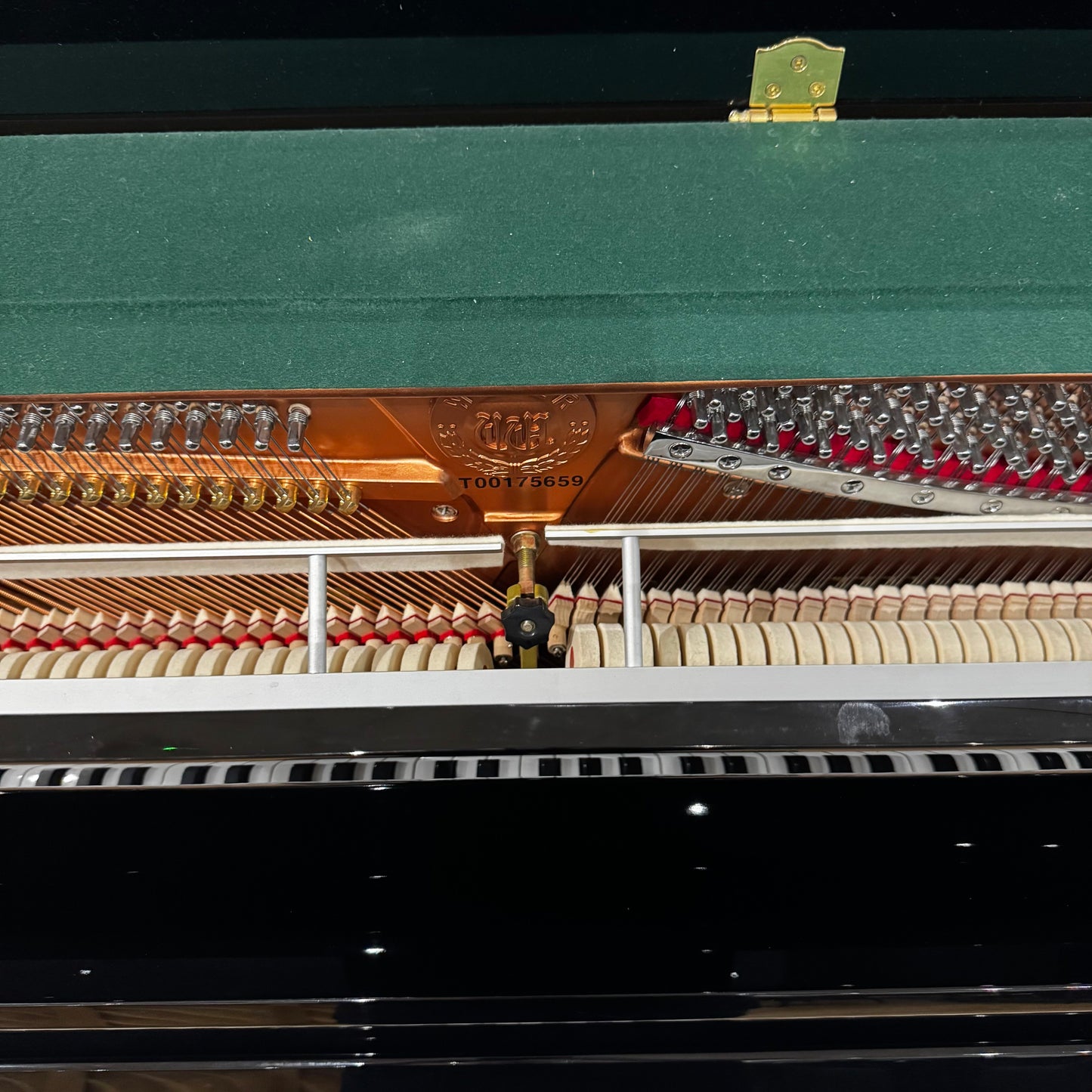 Weber W114 Upright Piano in Polished Black: Serial No: T0015659 | Second Hand