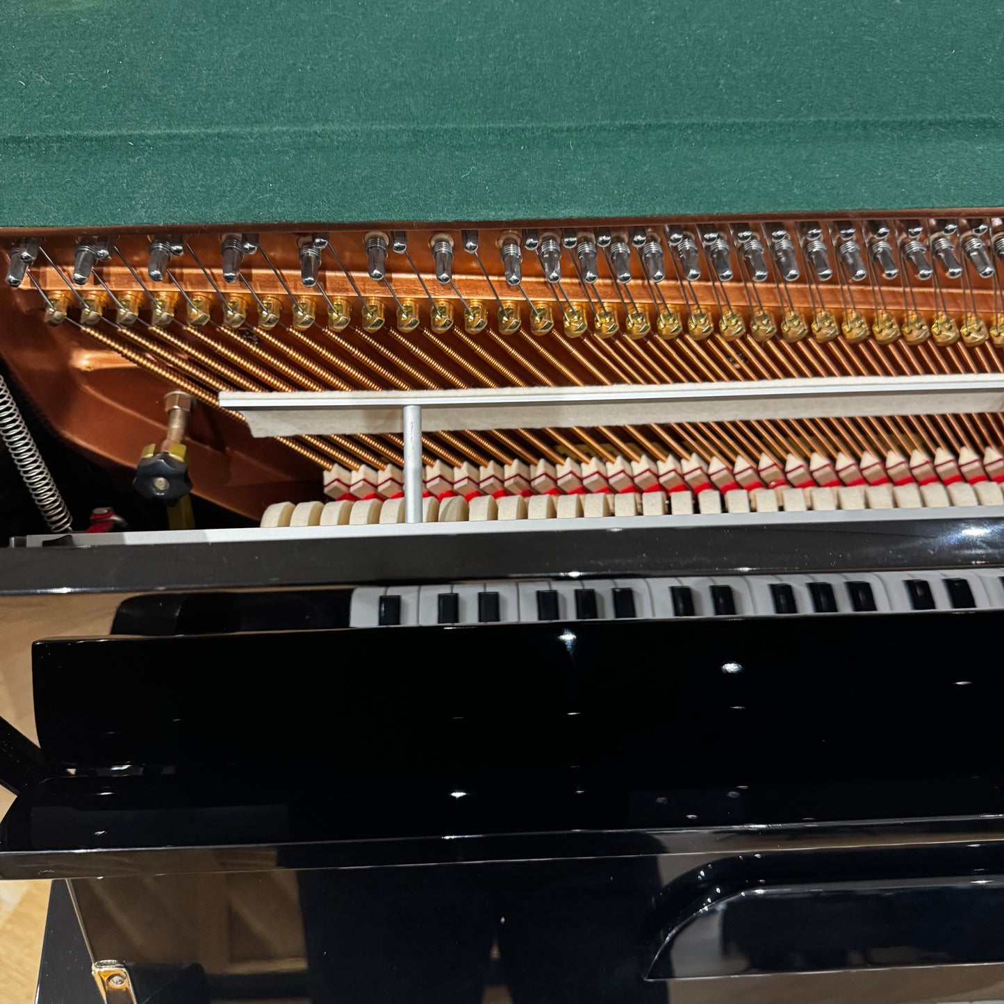 Weber W114 Upright Piano in Polished Black: Serial No: T0015659 | Second Hand
