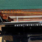 Weber W114 Upright Piano in Polished Black: Serial No: T0015659 | Second Hand